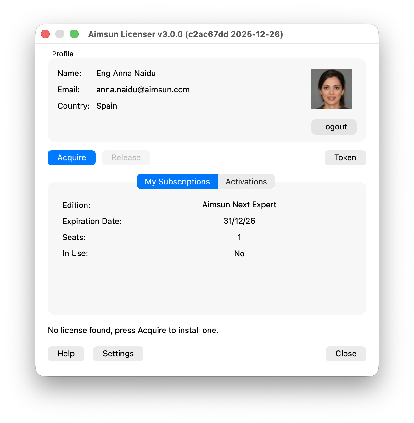 Aimsun Licenser
