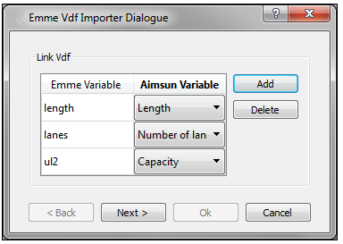 Link VDF Importer Dialog