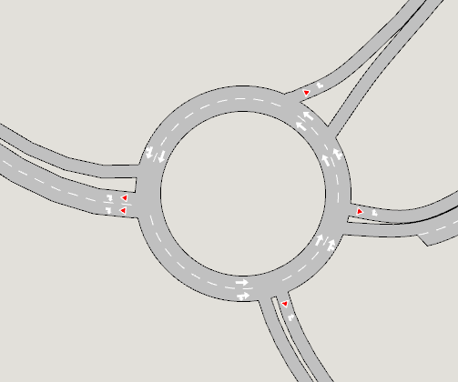 Final roundabout