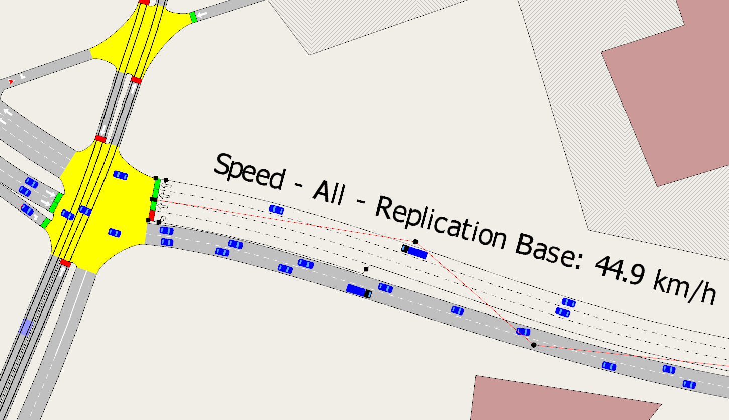 Dynamic Label example during a running simulation