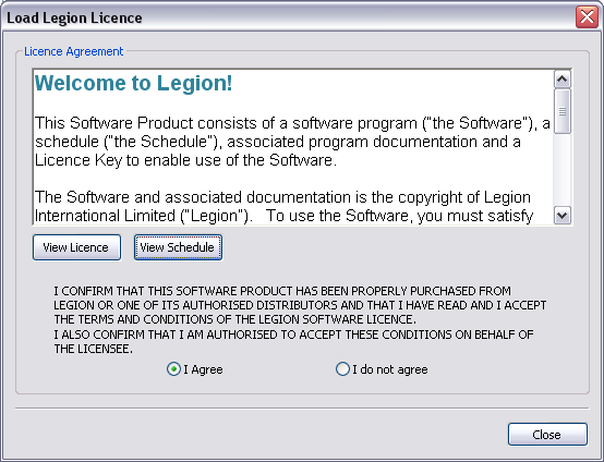 Install Legion License