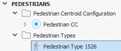 Pedestrian Type Folder
