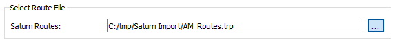 Importing Routes