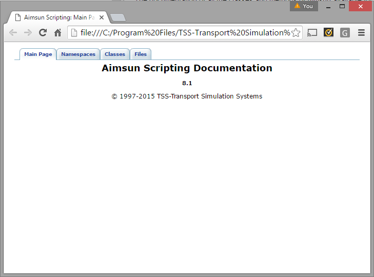 Scripting documentation Main Page