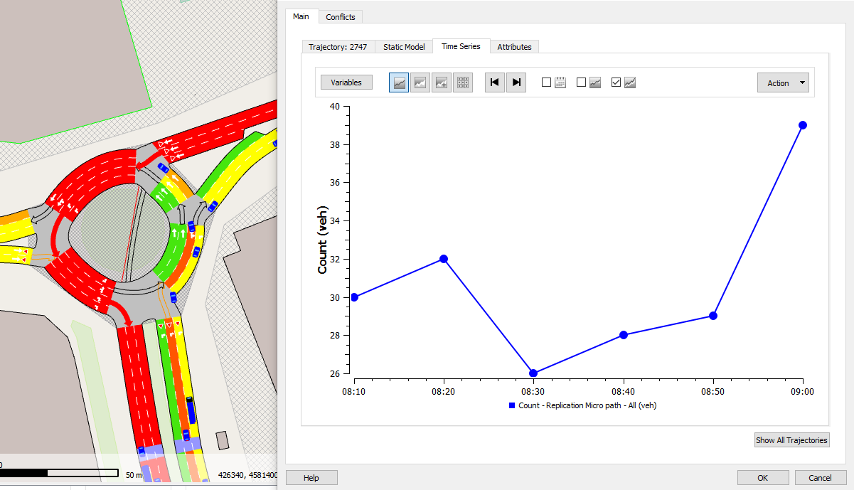 Supernode Trajectory Editor Time Series Tab