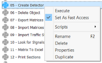 Editing and Running a Script - Aimsun Next Users Manual