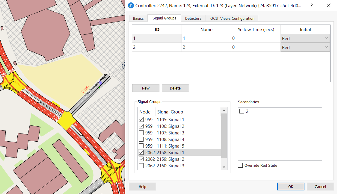 VS-PLUS Controller Editor (Signal Groups folder)