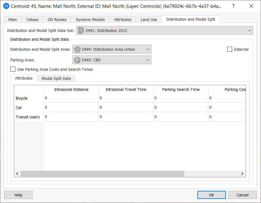 Centroid dialog