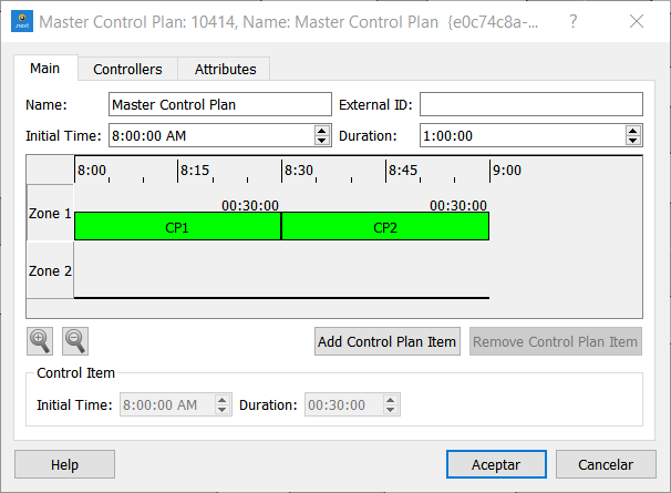 Average Control Time Example MCP