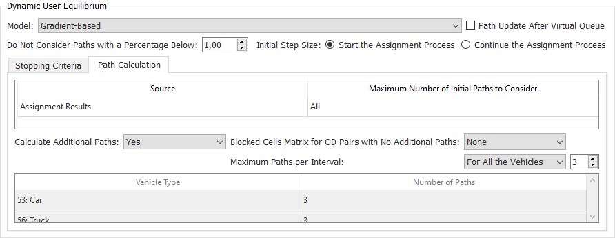 Dynamic Experiment: DTA DUE Tab