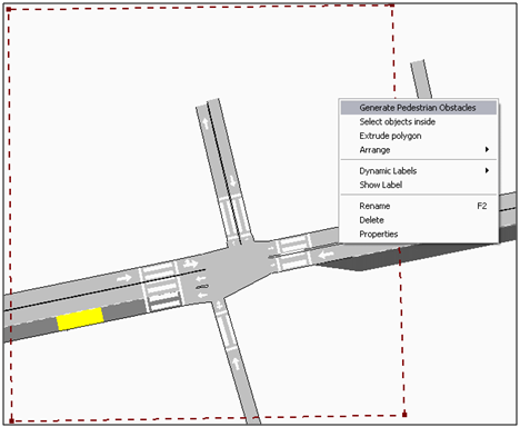 Generate Pedestrian Obstacles