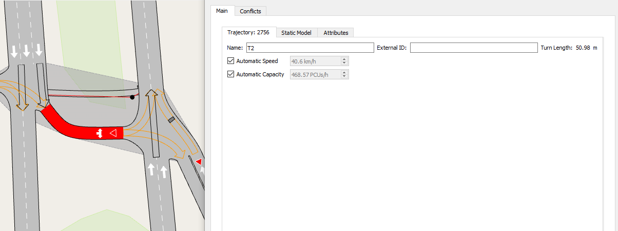 Supernode Trajectory Editor: Main Tab