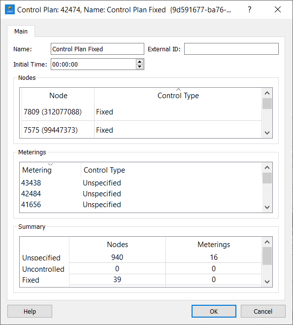 Control plan editor