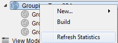Refresh Statistics for all the Groupings of a Grouping Category