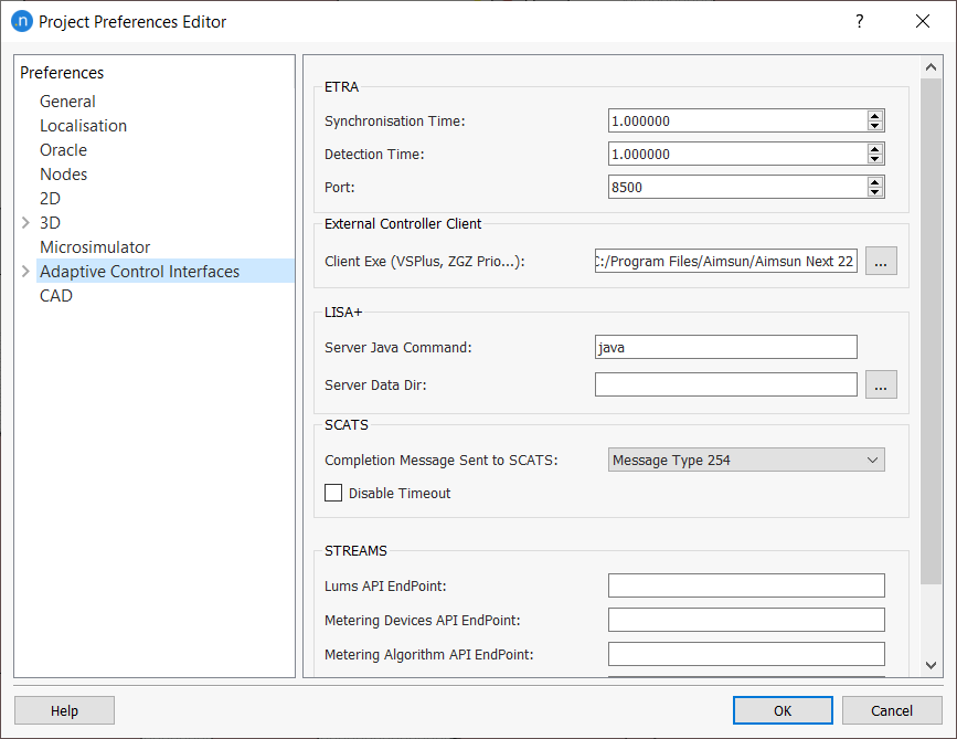 VS-PLUS preferences dialog