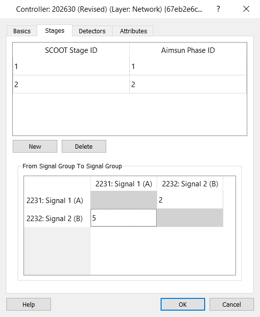 SCOOT Controller Editor (Stages folder)