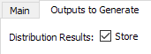 Distribution Scenario - *Outputs to Generate* folder