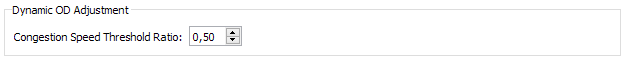 Dynamic OD Adjustment Section Parameter