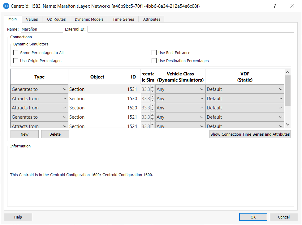 Centroid dialog