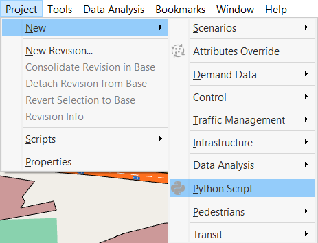 Editing and Running a Script - Aimsun Next Users Manual