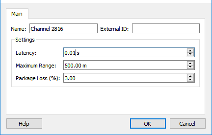 V2X Channel Settings