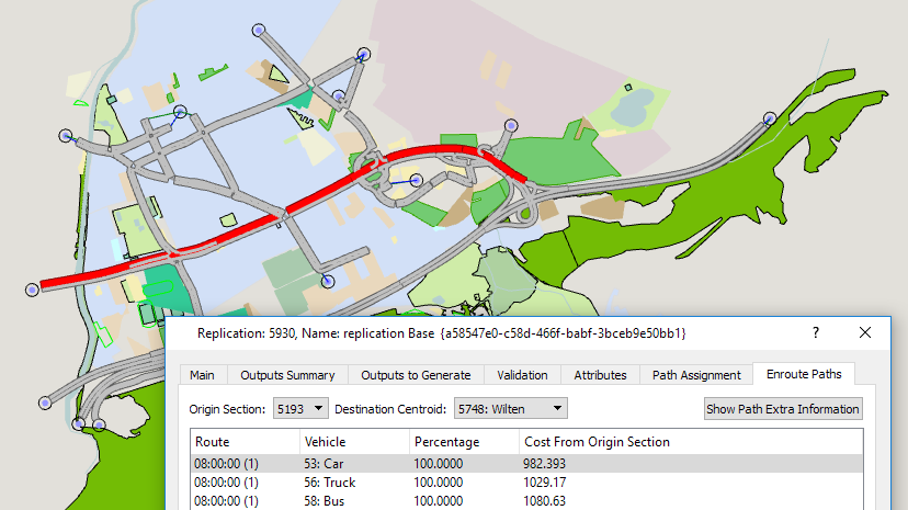 En-Route Path Assignment Update Information