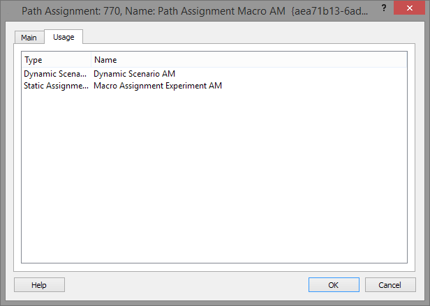 Path Assignment editor usage