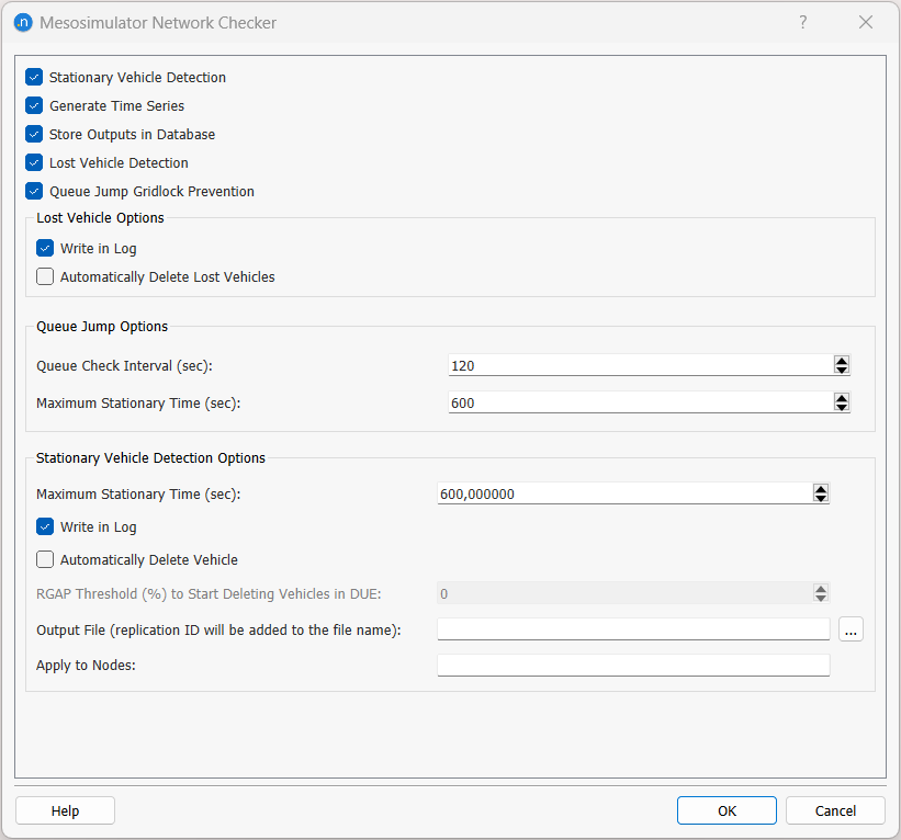 Mesosimulator Dynamic Network Checker