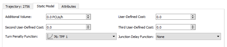 Supernode Trajectory Editor: Static Model Tab