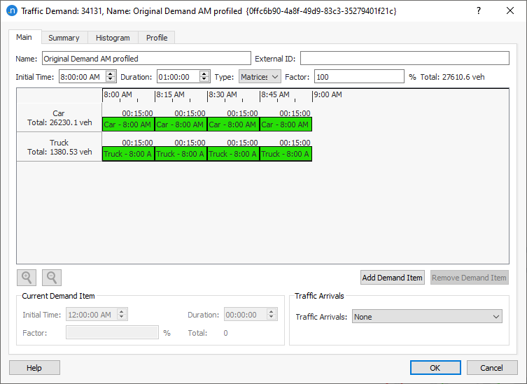 Traffic Demand Editor