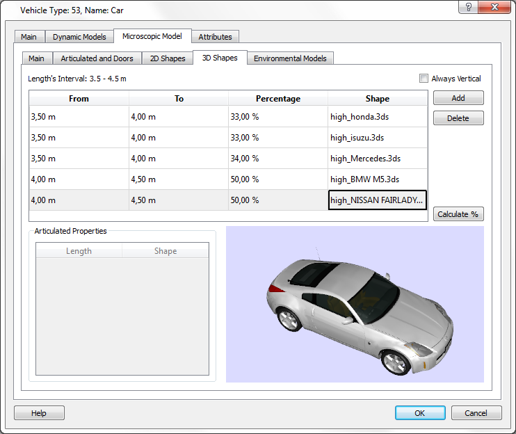 Vehicle’s 3D Shapes Folder