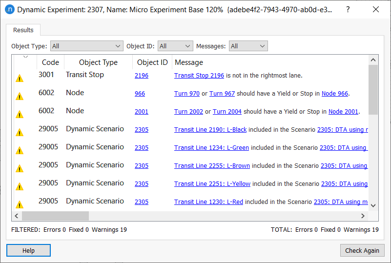 Dynamic Experiment: Check and Fix