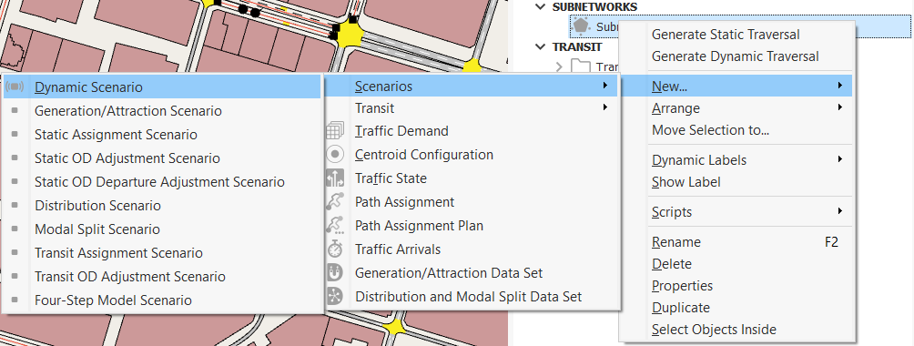 Subnetwork Context Menu