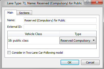 Lane Type Editor