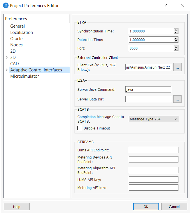 Adaptive Control Preferences