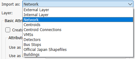 GIS Importer Dialog