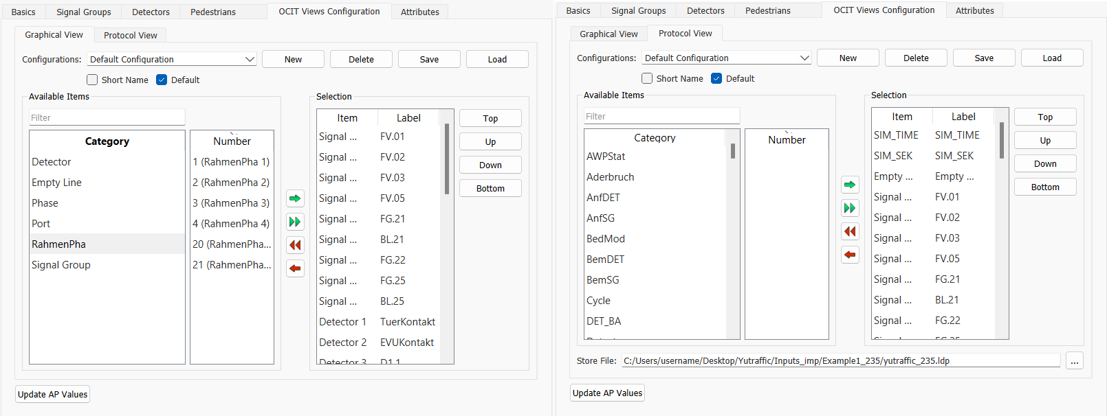 Yutraffic Controller Display Configuration