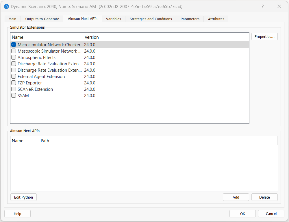 Enabling the Microsimulator Network Checker