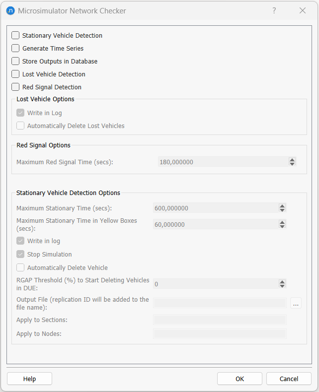 Microsimulator Network Checker Editor