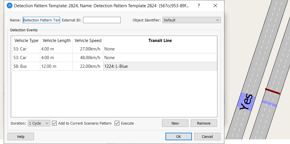 Adding a detection event to the simulation