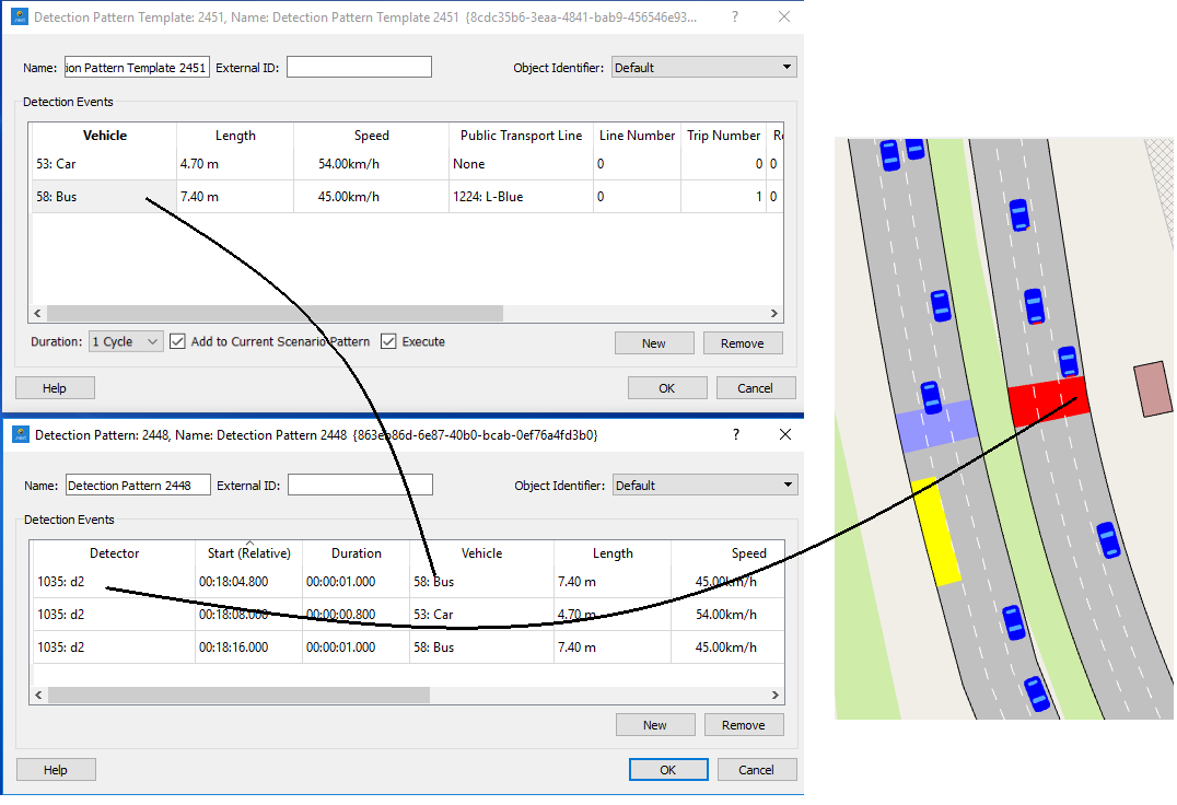 Adding a detection event to a Detection Pattern