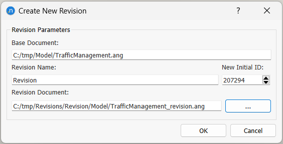 New Revision Dialog