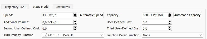 Supernode Trajectory Editor: Static Model Tab