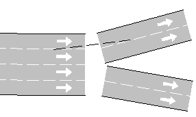 Creating a turn with the connection tool