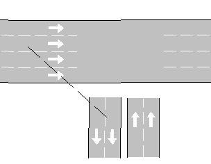 Creating a turn with the connection tool