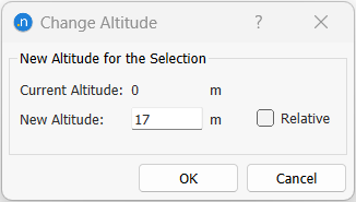 Change Altitude Dialog