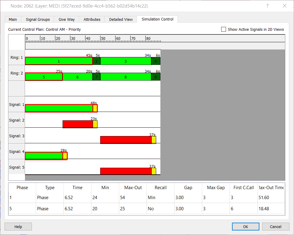 Simulation Control folder for Actuated Control