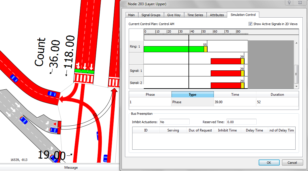 Simulation Control folder in the Node editor