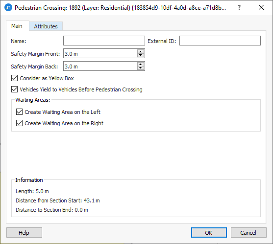 Pedestrian Crossing Editor