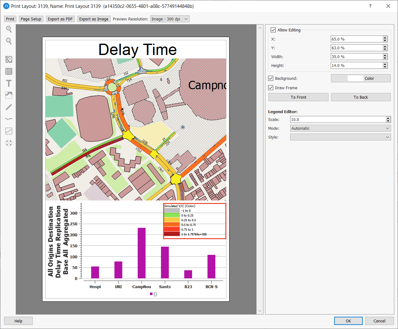 The Print Layout Editor